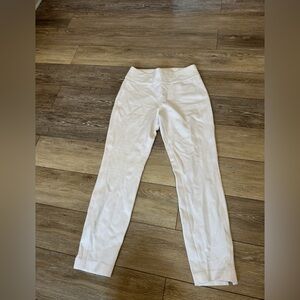 Express White High Rise Columnist Pants